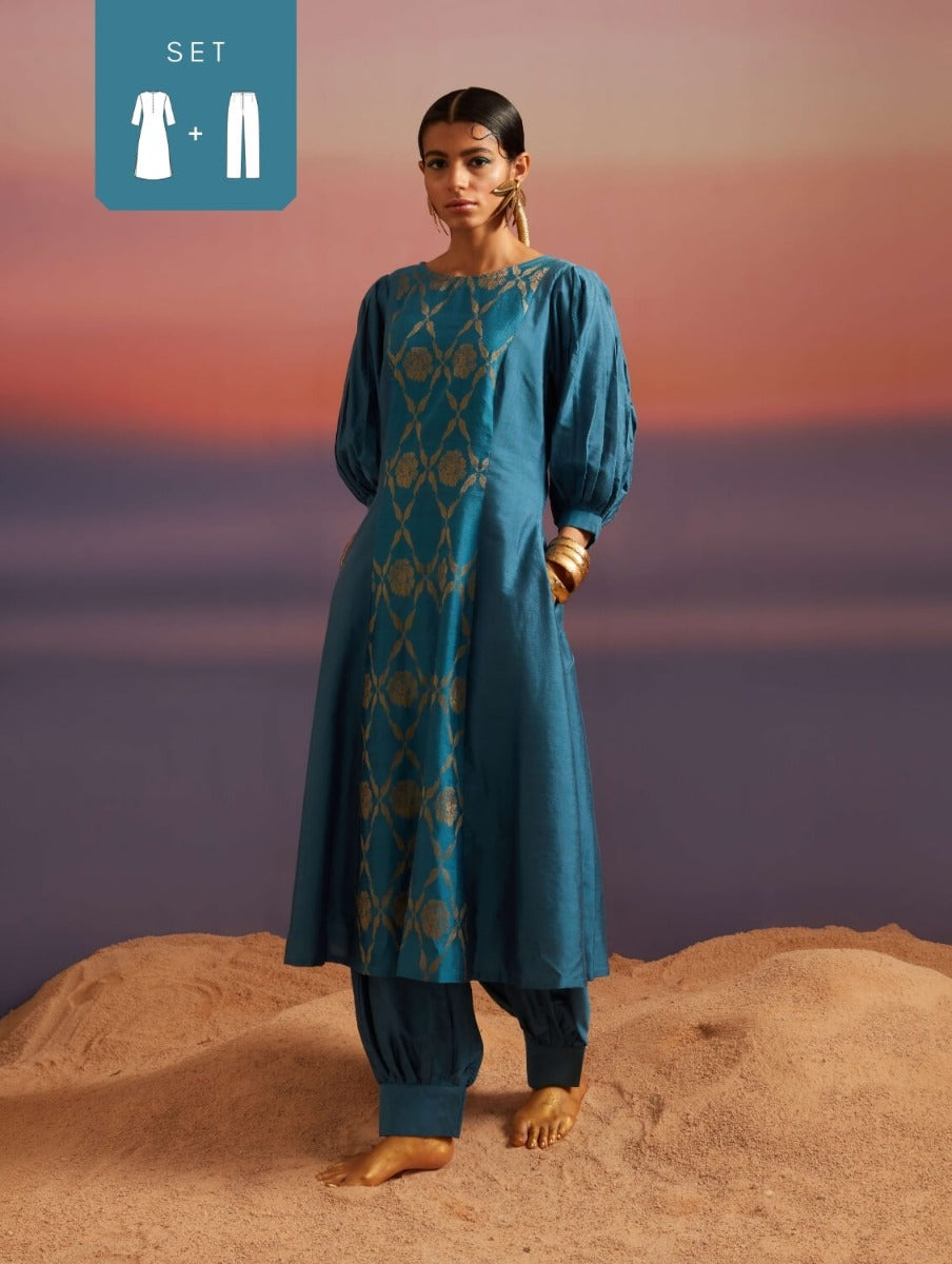 Boat neck punjabi clearance suit