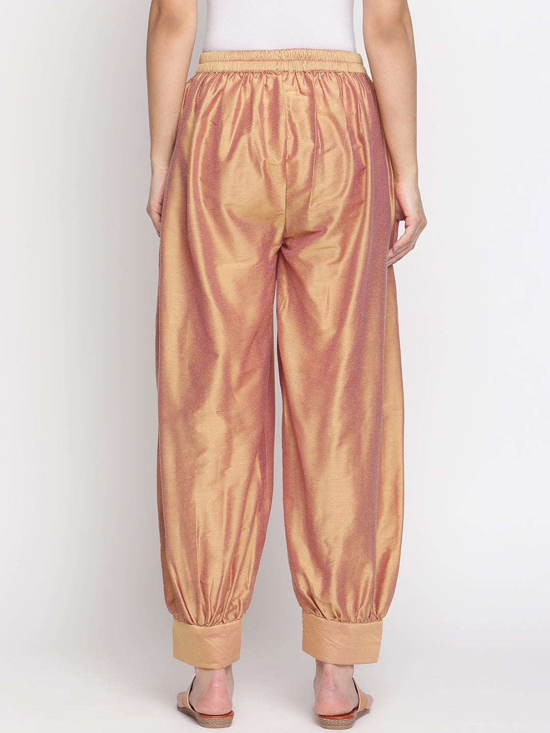 Pathani Pant-Golden Purple