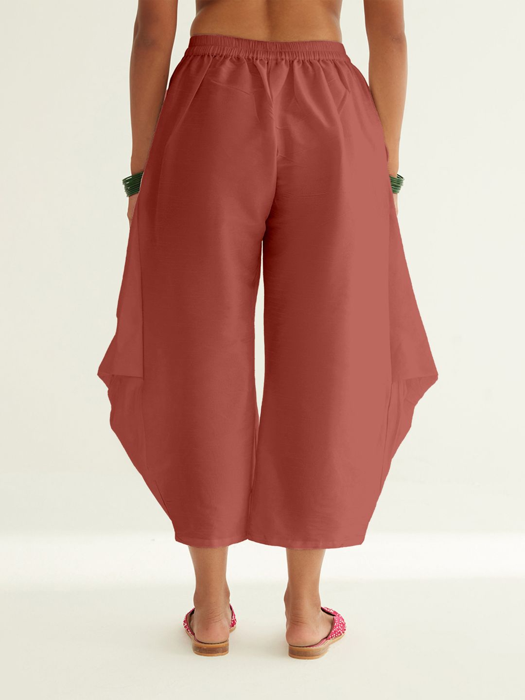 Pleated pants - Rose Brown