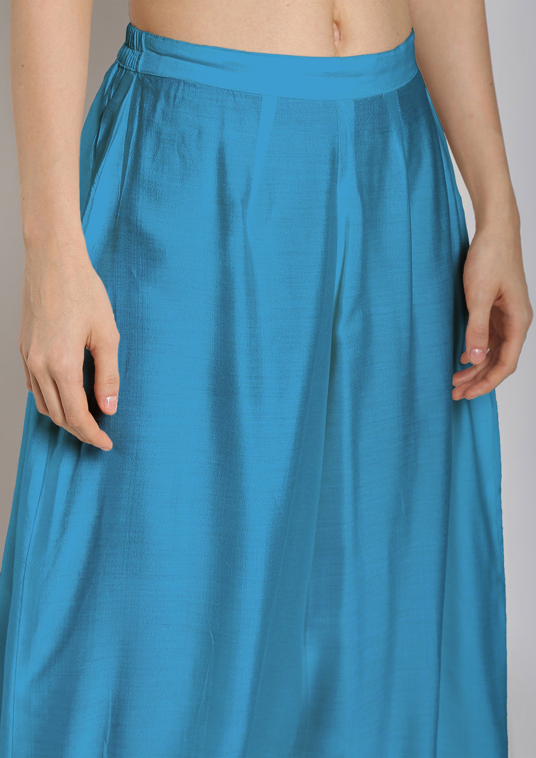 Blue Banarasi Pathani Salwar