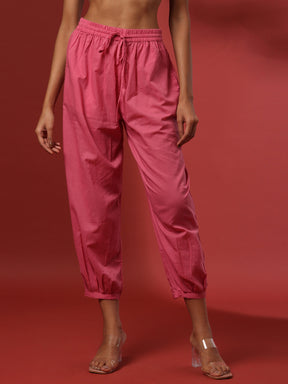 Pathani Pants- coral