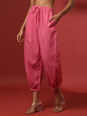 Pathani Pants- coral