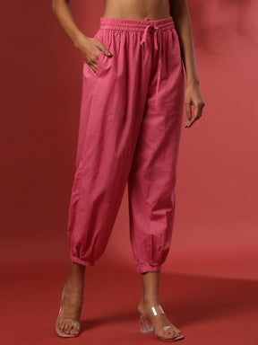 Pathani Pants- coral