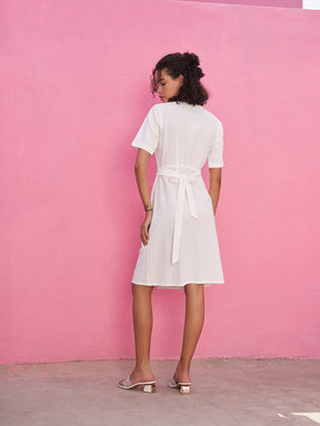 Wrap Around Dress in Cotton Gauze | Relove