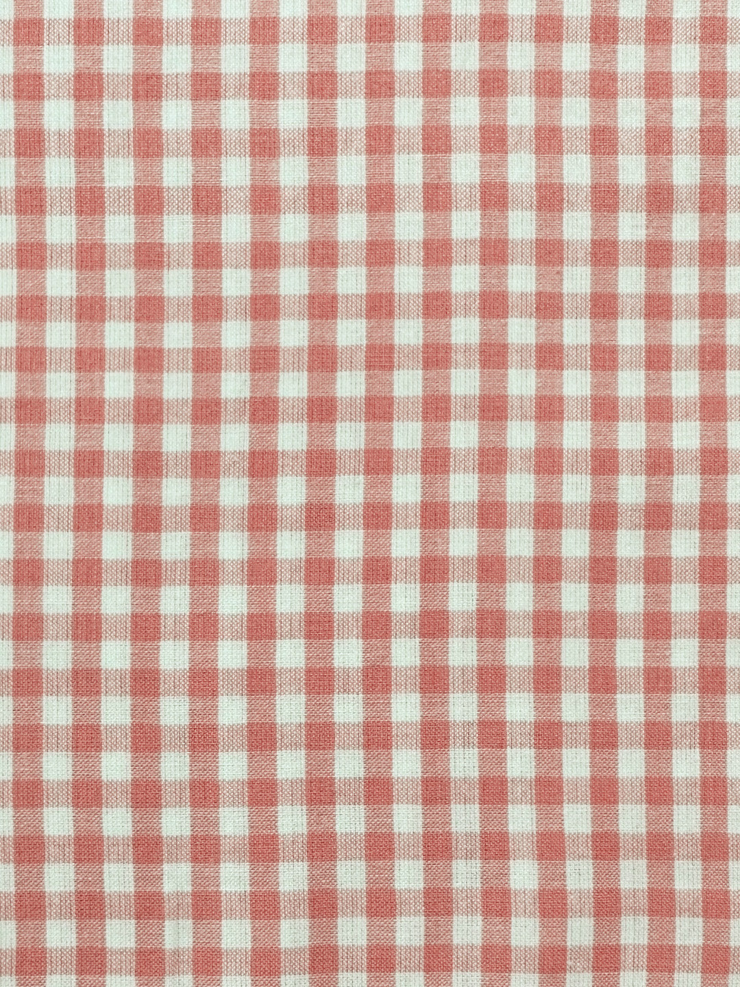 Mandarin collar pink gingham checks kurta