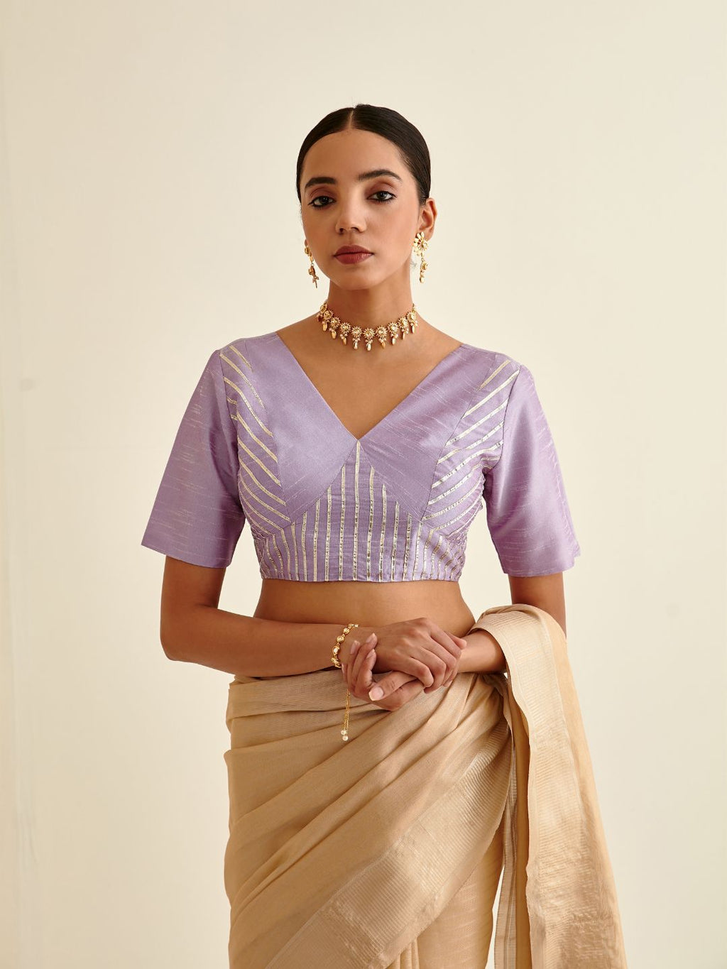 Silk Saree Blouse Designs Pattern With Belt  Silk saree blouse designs  patterns, Designer saree blouse patterns, Silk saree blouse designs