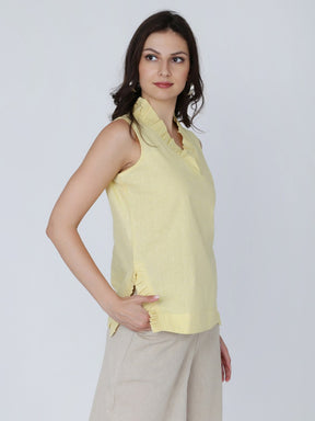 Dohyenne Cotton Linen Top